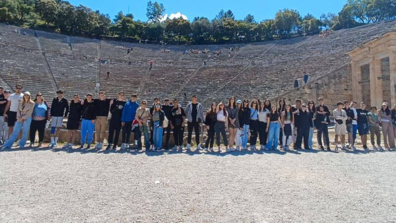 Εκπαιδευτική επίσκεψη της Β’ Τάξης του ΓΕΛ Χερσονήσου στην Πελοπόννησο